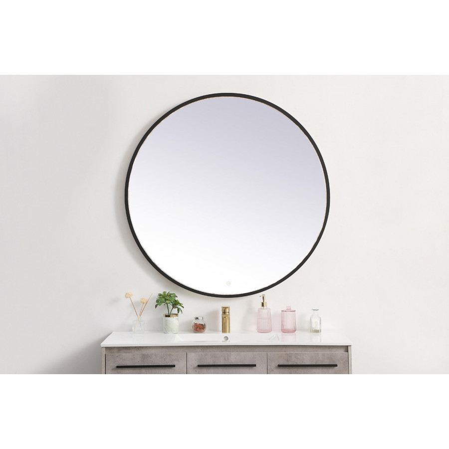 Elegant Wall Mirror - Black, L 42" (MRE6042BK)