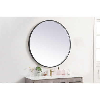 Elegant Wall Mirror - Black, L 42" (MRE6042BK)