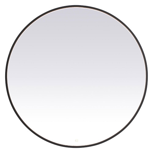 Elegant Wall Mirror - Black, L 45" (MRE6045BK)