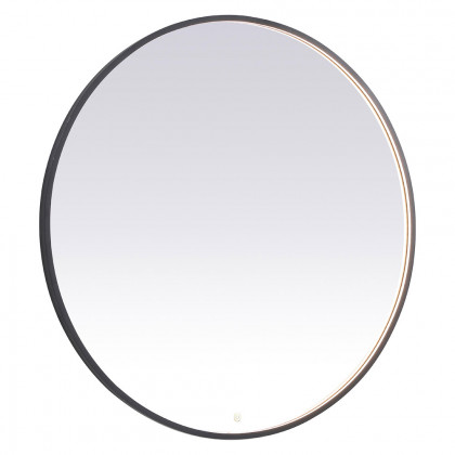 Elegant Wall Mirror - Black, L 45" (MRE6045BK)