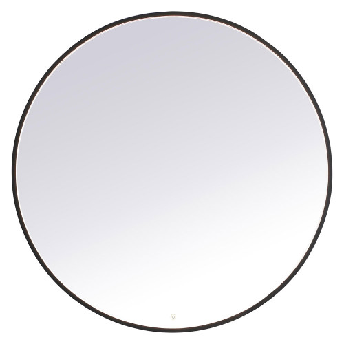 Elegant Wall Mirror - Black, L 48" (MRE6048BK)
