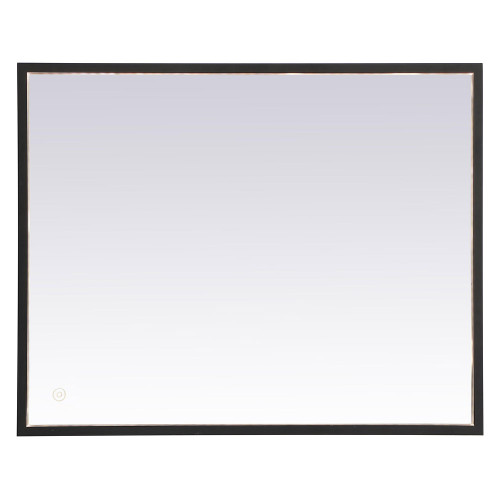 Elegant Wall Mirror - Black, D 24", H 30" (MRE62430BK)