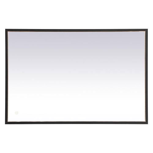Elegant Wall Mirror - Black, D 24", H 36" (MRE62436BK)