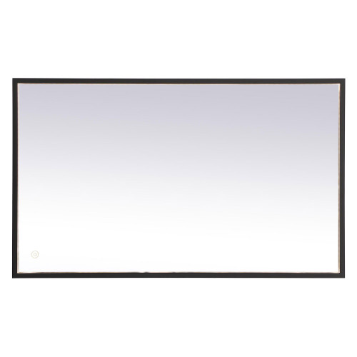 Elegant Wall Mirror - Black, D 24", H 40" (MRE62440BK)