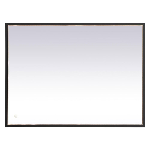 Elegant Wall Mirror - Black, D 27", H 36" (MRE62736BK)