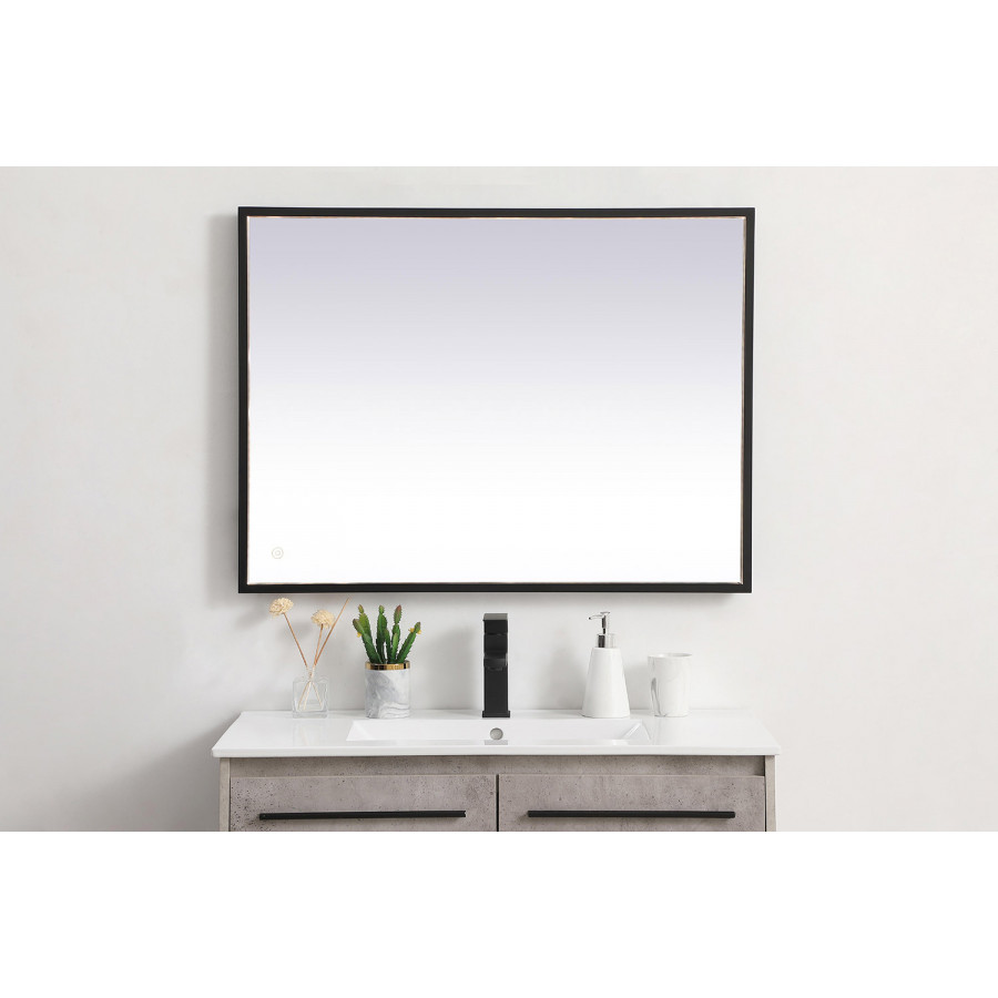 Elegant Wall Mirror - Black, D 27", H 36" (MRE62736BK)