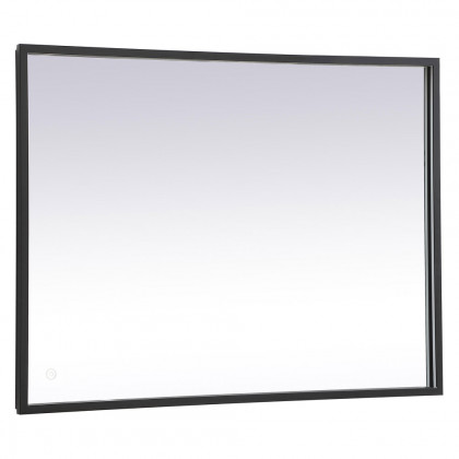 Elegant Wall Mirror - Black, D 27", H 36" (MRE62736BK)