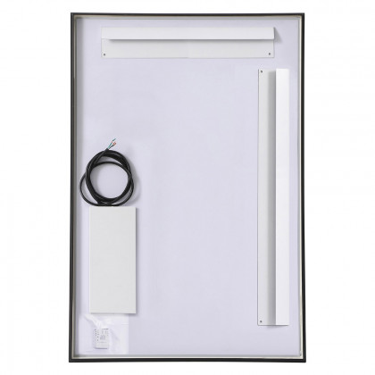Elegant Wall Mirror - Black, D 27", H 40" (MRE62740BK)