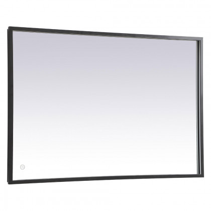 Elegant Wall Mirror - Black, D 27", H 40" (MRE62740BK)