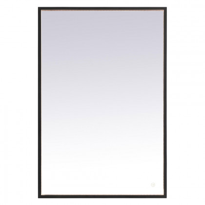 Elegant Wall Mirror - Black, D 27", H 40" (MRE62740BK)
