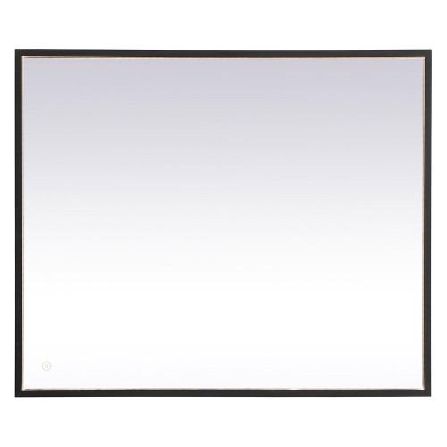 Elegant Wall Mirror - Black, D 30", H 36" (MRE63036BK)