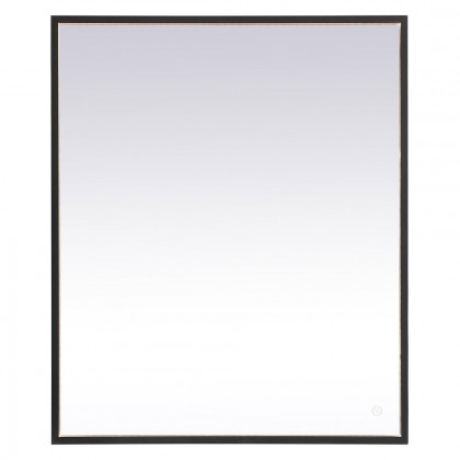 Elegant Wall Mirror - Black, D 30", H 36" (MRE63036BK)