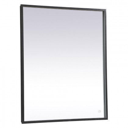 Elegant Wall Mirror - Black, D 30", H 36" (MRE63036BK)