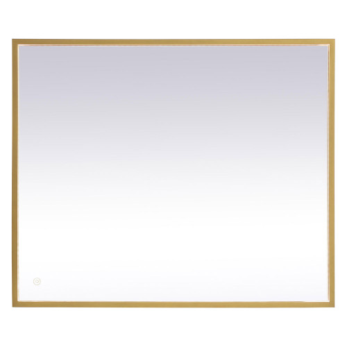 Elegant Wall Mirror - Brass, D 30", H 36" (MRE63036BR)