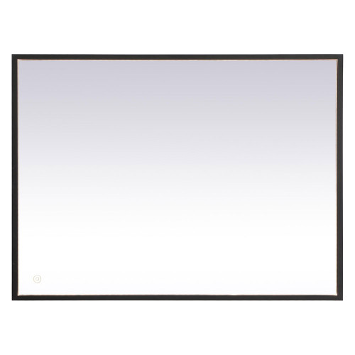 Elegant Wall Mirror - Black, D 30", H 40" (MRE63040BK)