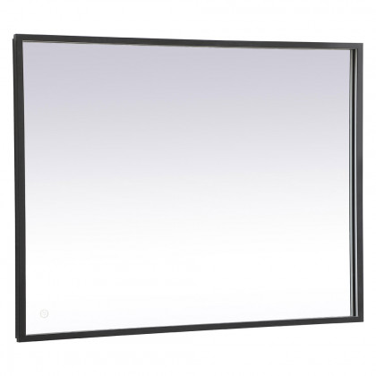 Elegant Wall Mirror - Black, D 30", H 40" (MRE63040BK)