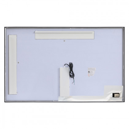 Elegant Wall Mirror - Black, D 48", H 30" (MRE63048BK)