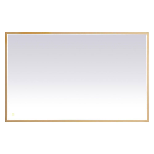 Elegant Wall Mirror - Brass, D 48", H 30" (MRE63048BR)
