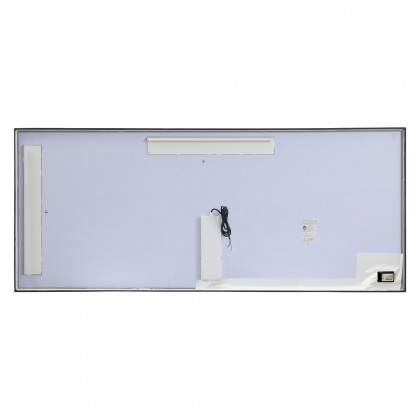Elegant Wall Mirror - Black, D 72", H 30" (MRE63072BK)