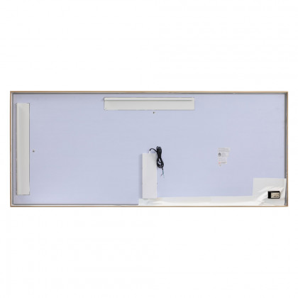 Elegant Wall Mirror - Brass, D 72", H 30" (MRE63072BR)