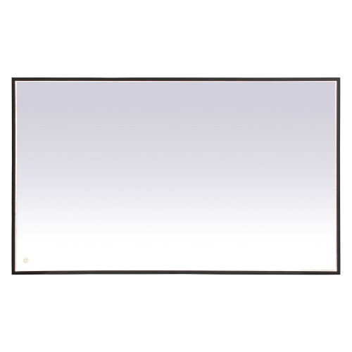 Elegant Wall Mirror - Black, D 60", H 36" (MRE63660BK)