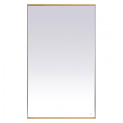 Elegant Wall Mirror - Brass, D 60", H 36" (MRE63660BR)