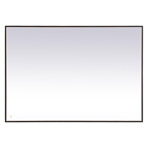 Elegant Wall Mirror - Black, D 60", H 42" (MRE64260BK)