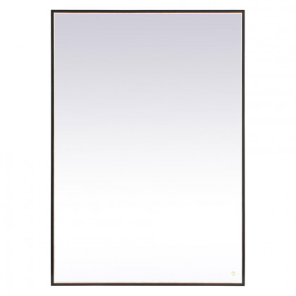 Elegant Wall Mirror - Black, D 60", H 42" (MRE64260BK)