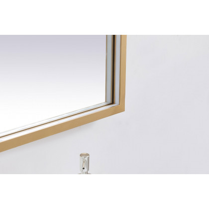 Elegant Wall Mirror - Brass, D 60", H 42" (MRE64260BR)