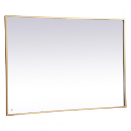 Elegant Wall Mirror - Brass, D 60", H 42" (MRE64260BR)