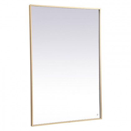 Elegant Wall Mirror - Brass, D 60", H 42" (MRE64260BR)