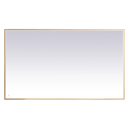 Elegant Wall Mirror - Brass, D 72", H 42" (MRE64272BR)