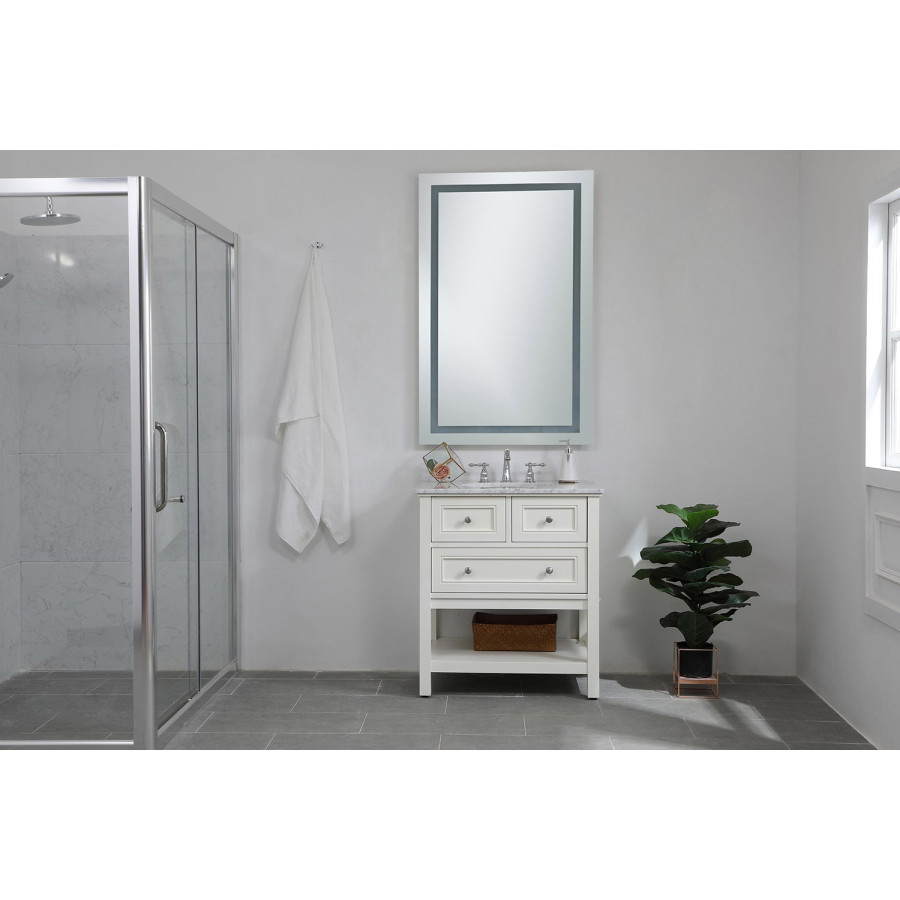 Elegant Wall Mirror - Clear, D 32", H 48" (MRE73248)