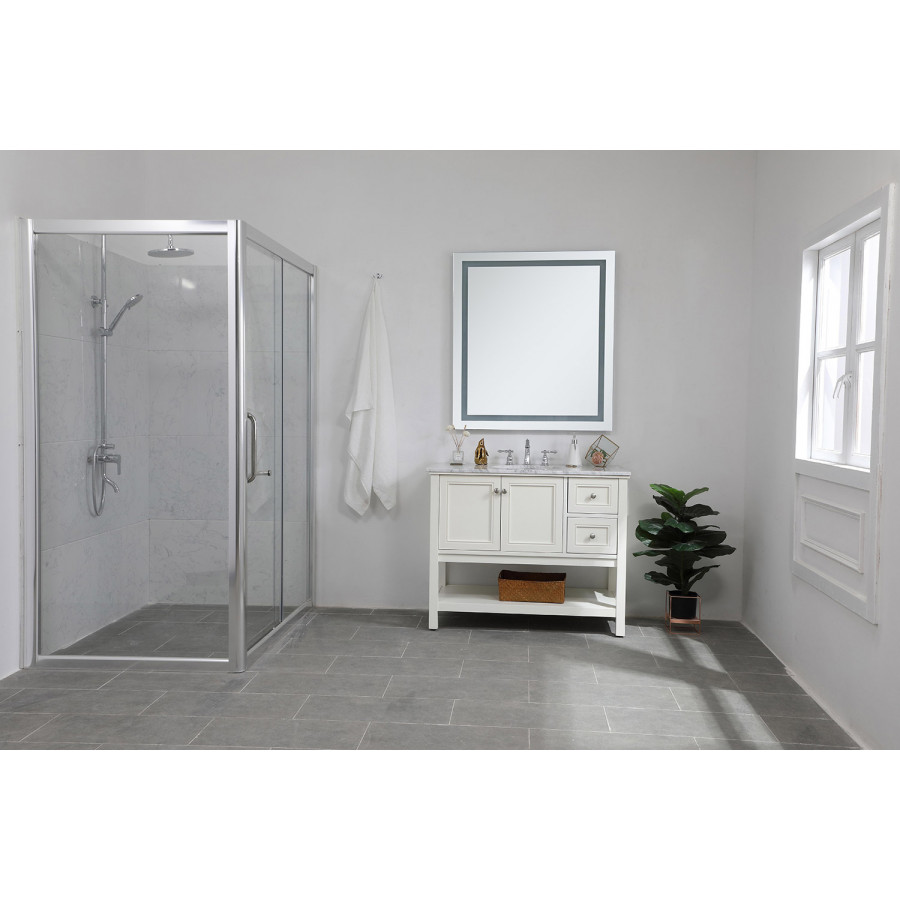 Elegant Wall Mirror - Clear, D 36", H 40" (MRE73640)