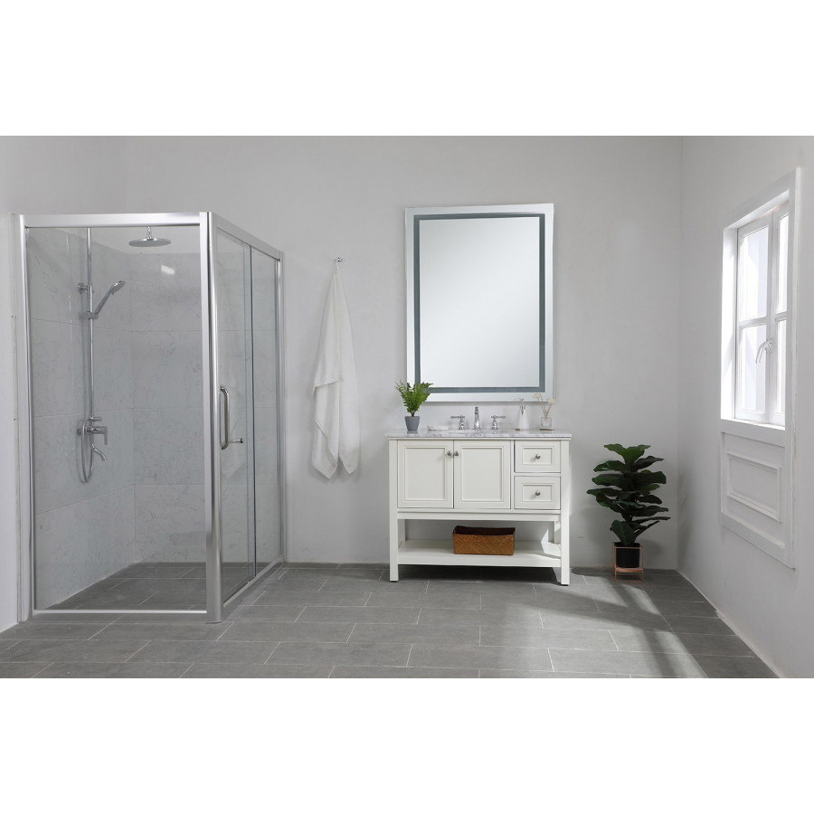 Elegant Wall Mirror - Clear, D 36", H 48" (MRE73648)