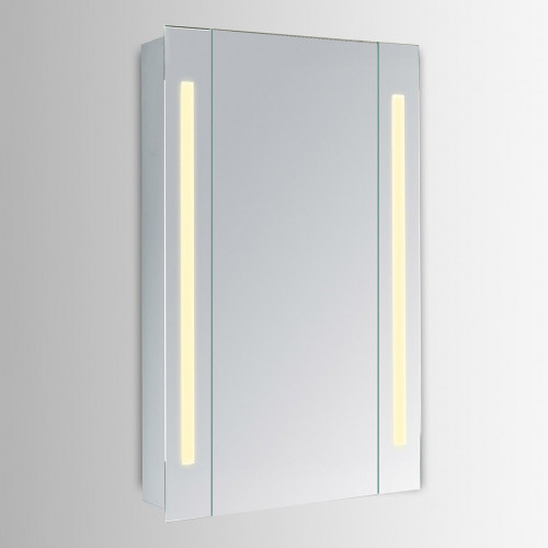Elegant Elixir 15W LED Rectangle Mirror Cabinet - Clear, D 23.5", H 39.5" (MRE8002)