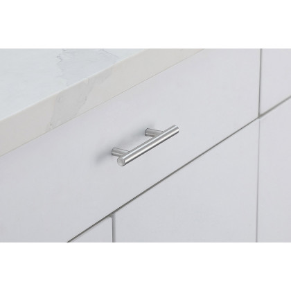Elegant Quinn 3 Drawer Pull, Set of 10 - Brushed Nickel, L 5" (PL400-3-NK-10PK)