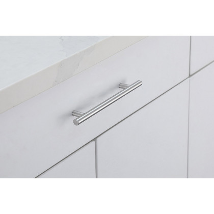 Elegant Quinn 3 Drawer Pull, Set of 10 - Brushed Nickel, L 8.8" (PL400-6-NK-10PK)