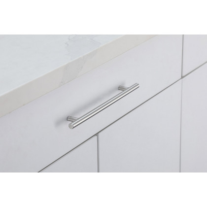 Elegant Quinn 3 Drawer Pull, Set of 10 - Brushed Nickel, L 10.1" (PL400-7-NK-10PK)
