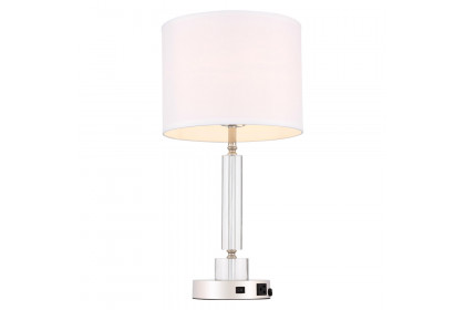 Elegant™ TL3023PN Deco 1 Light Table Lamp - Polished Nickel