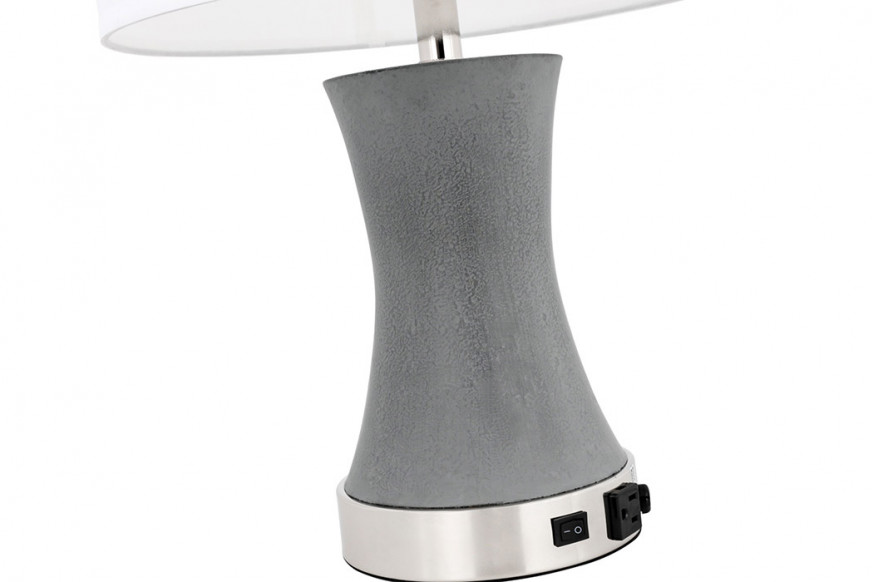 Elegant™ Knox TL3036PN 1 Light Table Lamp - Polished Nickel
