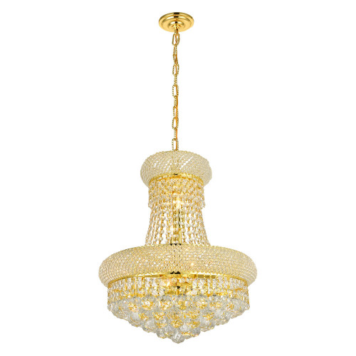 Elegant Pendant Light - Gold, L 16" (V1800D16G-RC)