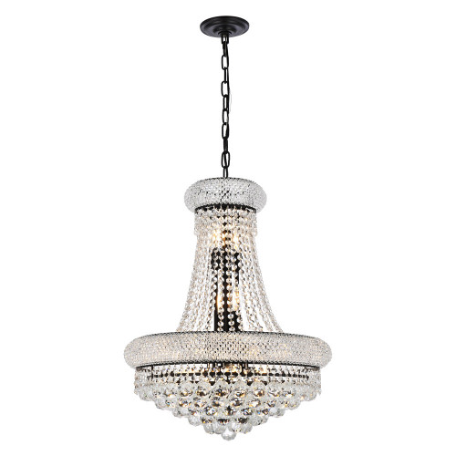 Elegant Pendant Light - Black, L 20" (V1800D20BK-RC)