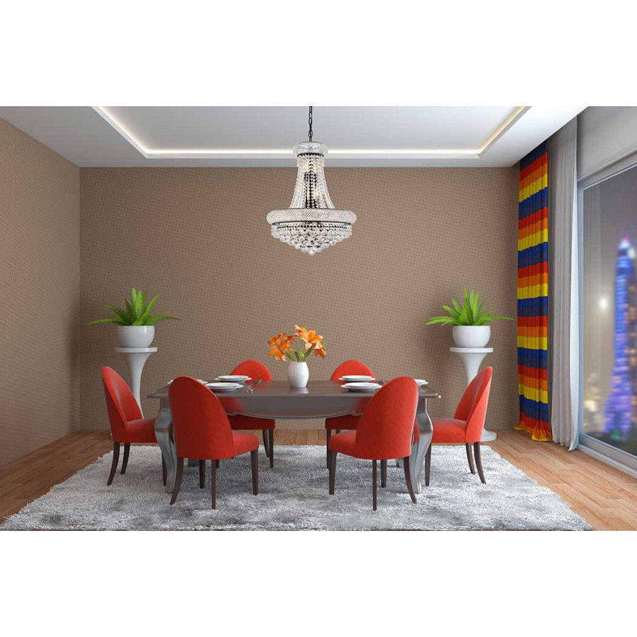 Elegant Pendant Light - Black, L 20" (V1800D20BK-RC)