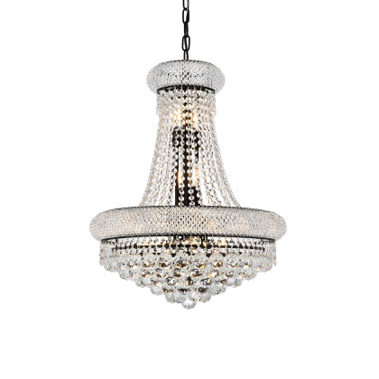 Elegant Pendant Light - Black, L 20" (V1800D20BK-RC)