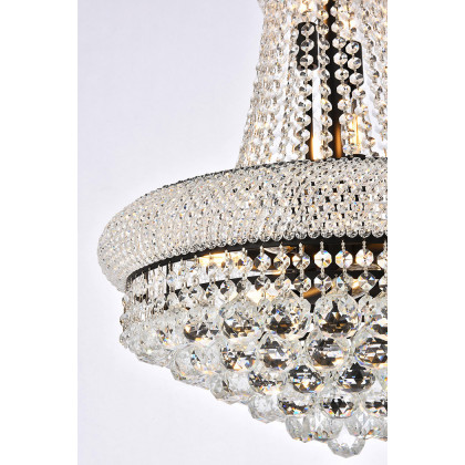 Elegant Pendant Light - Black, L 20" (V1800D20BK-RC)