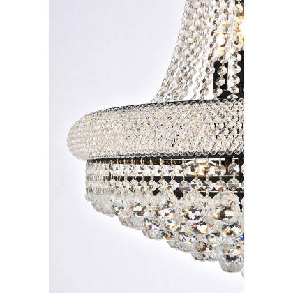 Elegant Pendant Light - Black, L 24" (V1800D24BK-RC)