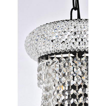 Elegant Pendant Light - Black, L 24" (V1800D24BK-RC)