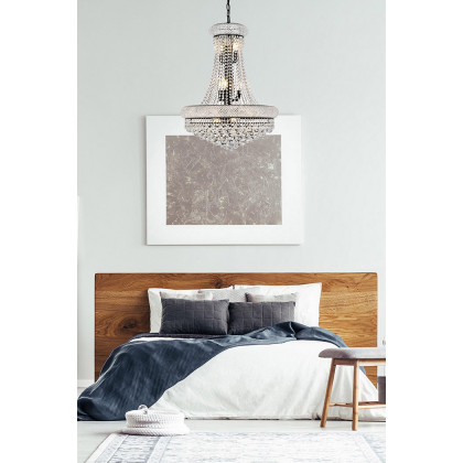 Elegant Pendant Light - Black, L 24" (V1800D24BK-RC)