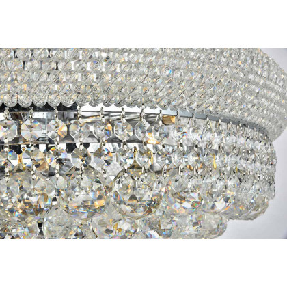 Elegant Pendant Light - Chrome/RC, L 24" (V1800D24C-RC)